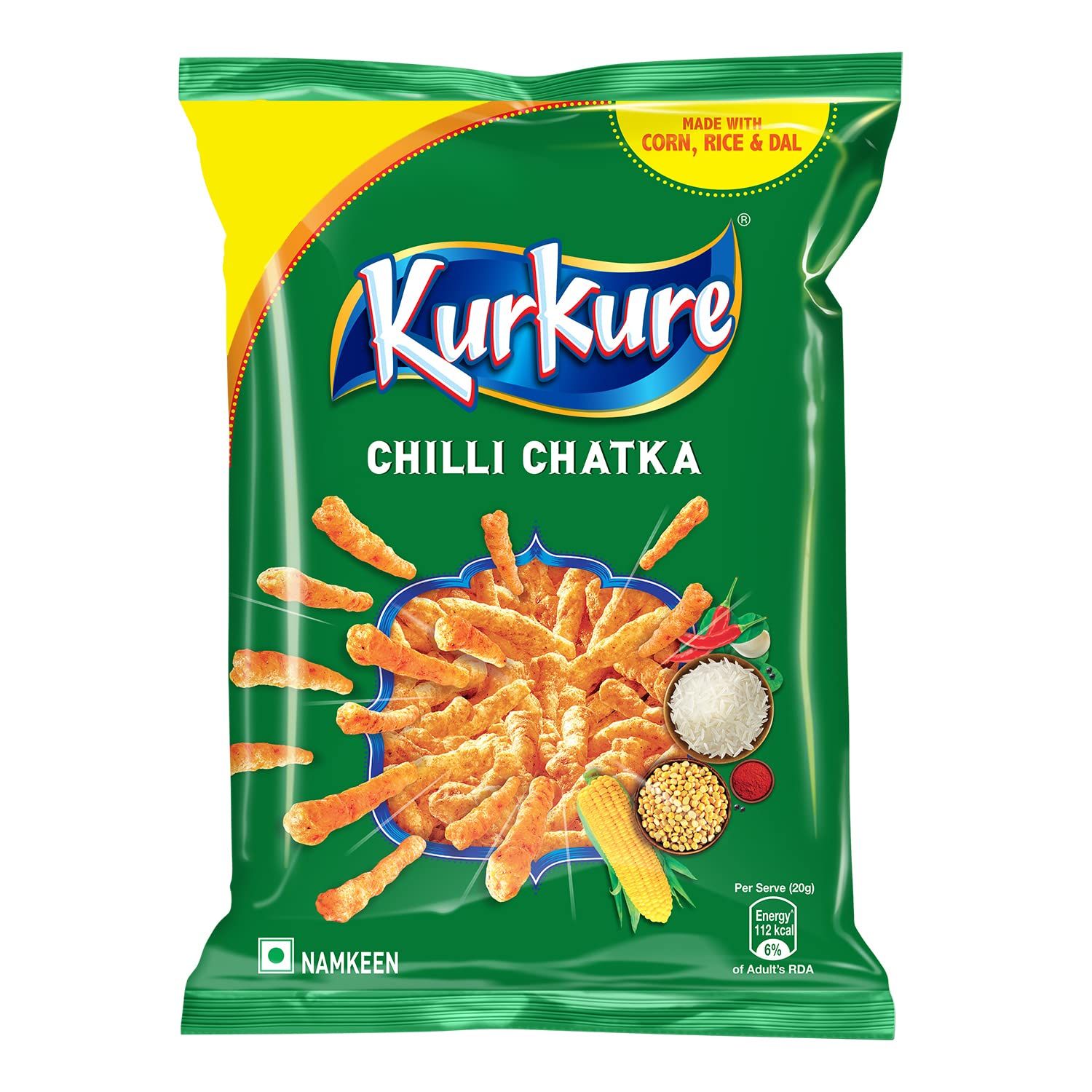 Kurkure Chilli Chatka, 75G