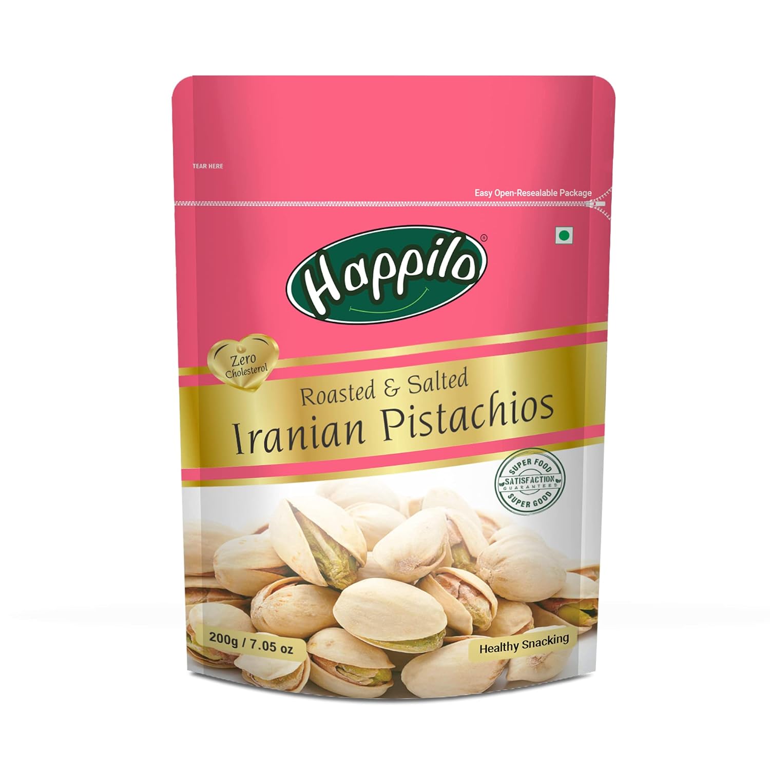 Happilo Premium Ir Roasted & Salted Pistachios 200G