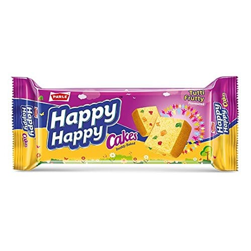 Parle Happy Happy Cake, Tutty Fruity, 140G