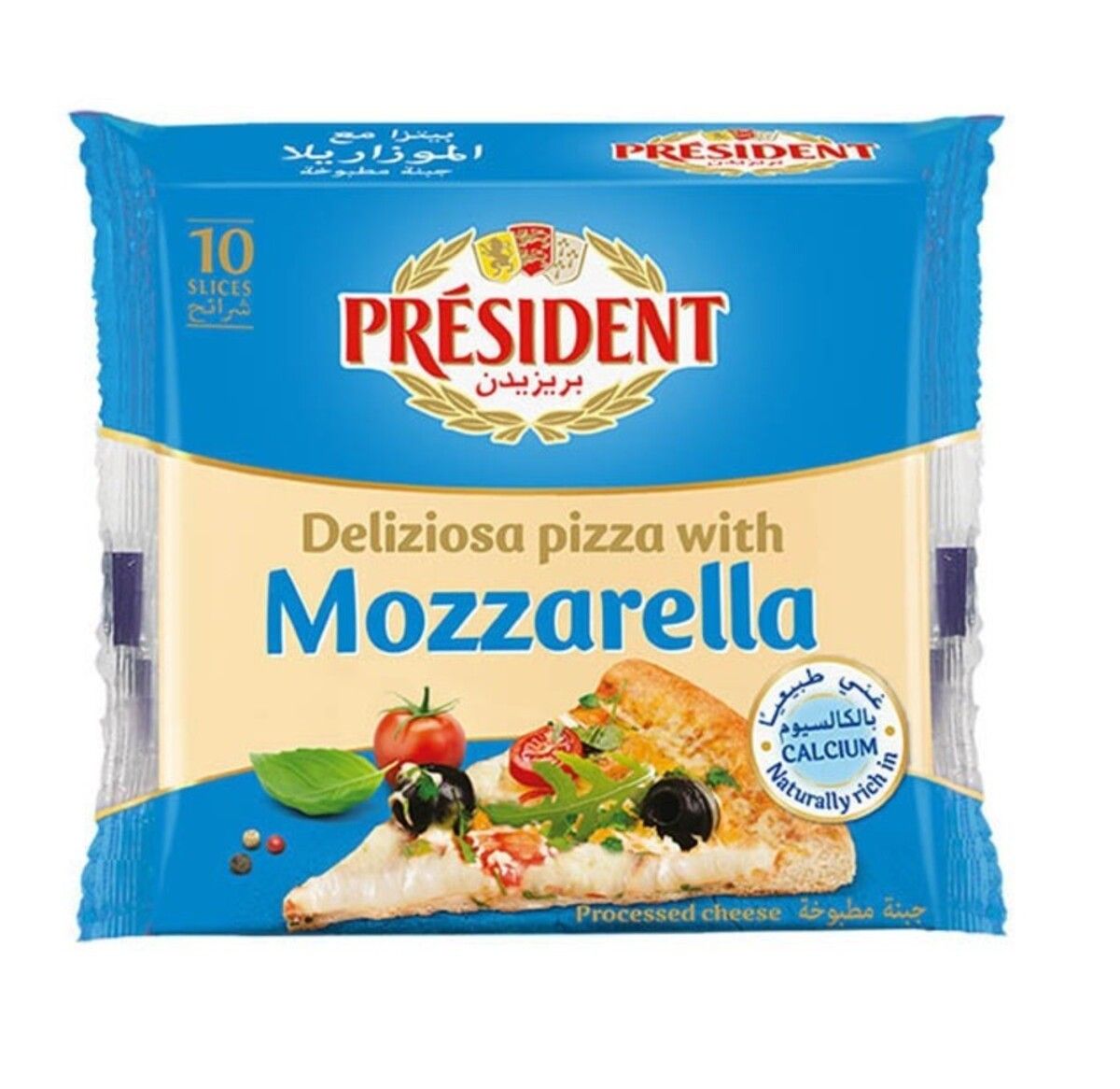 President Local Mozzarella Cheese Slice, 200 gm