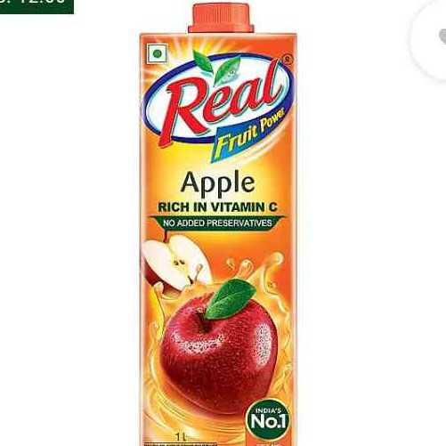 Real Fruit Power Apple Juice, 180 ml