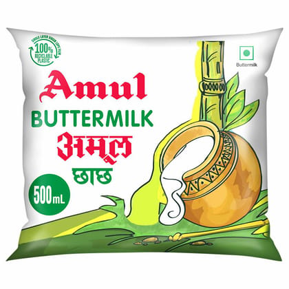 Amul Chaach Buttermilk, 500 ml