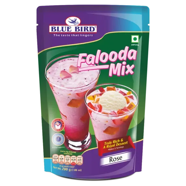 Blue Bird Falooda Mix Rose, 200 gm