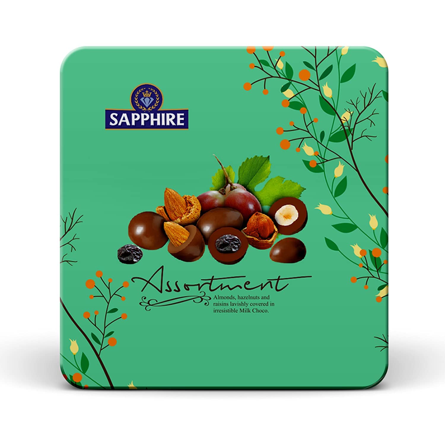 Sapphire Chocolate Coated Nuts Assorted, 200G