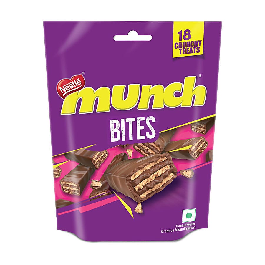 Nestle Munch Coated Wafer, 160 G (18 Pcs)