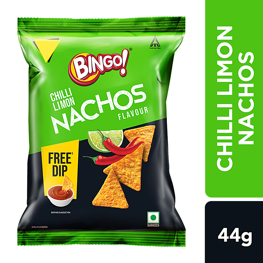 Bingo Nachos - Chilli Limon Flavour, 44 G Pouch