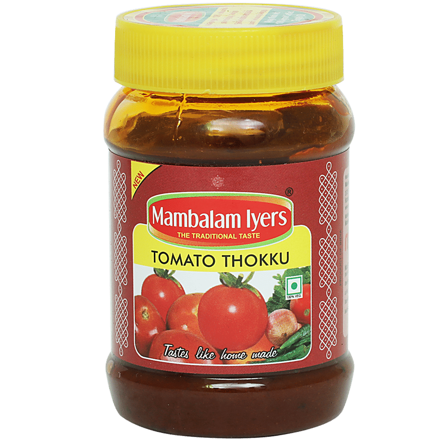 Mambalam Iyers Thokku - Tomato, 200 G Bottle