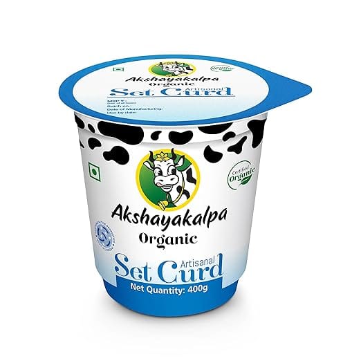 Akshayakalpa - Artisanal Organic Set Curd / Dahi 400G