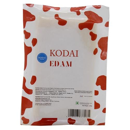 Kodai Cheese Edam Cheese, 200 G