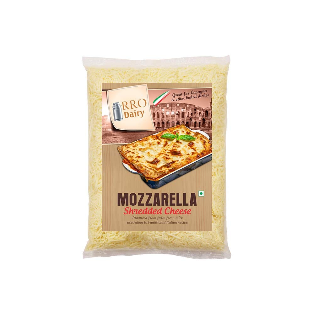 Rro Dairy Mozzarella Shredded Cheese, 200 G