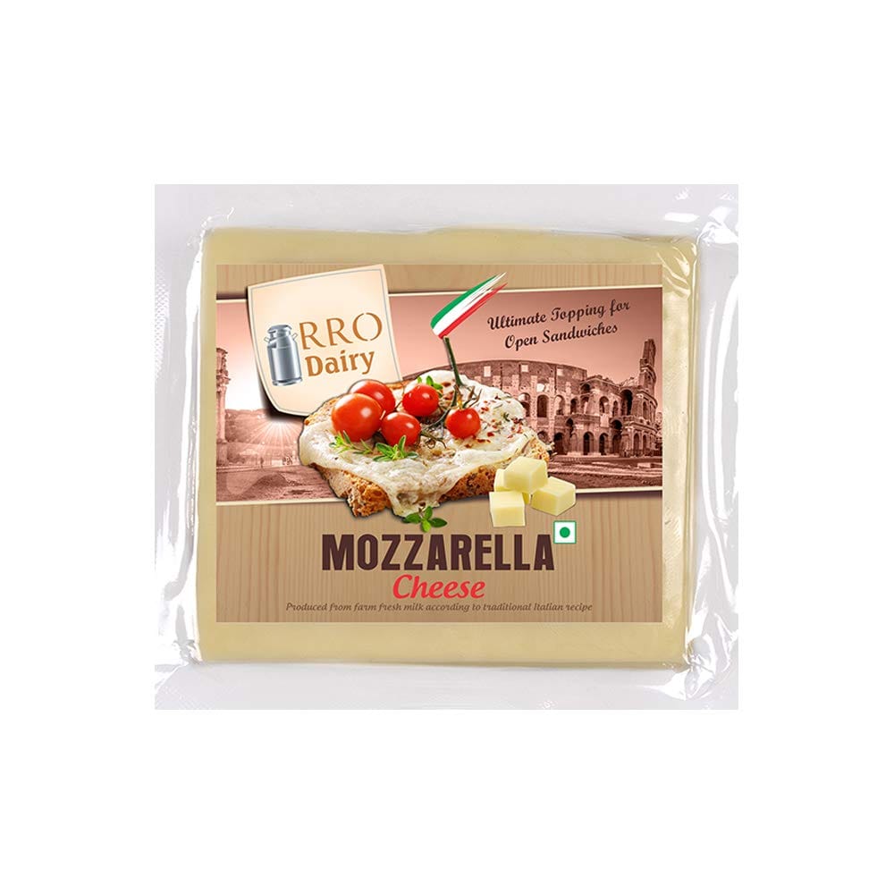 Rro Dairy Mozzarella Block Cheese, 200 G