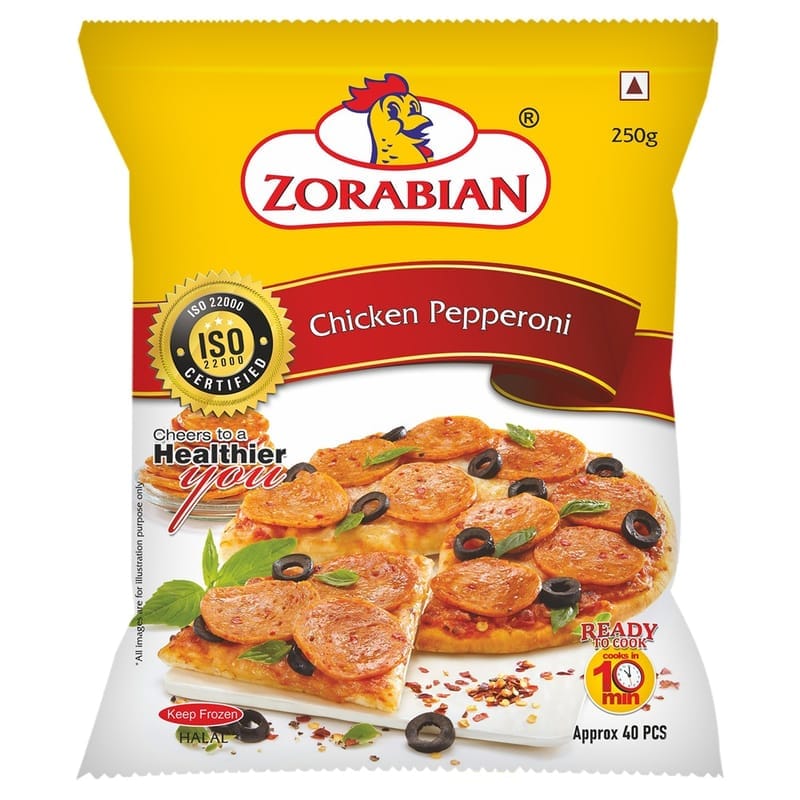 Zorabian Chicken Pepperoni, 250 gm