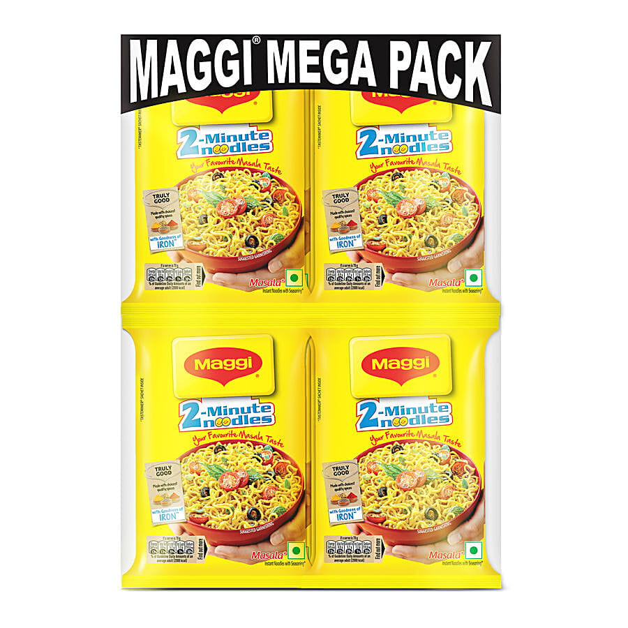 MAGGI 2-Minute Instant Noodles - Masala, 840 g (12 Packs x 70 g)