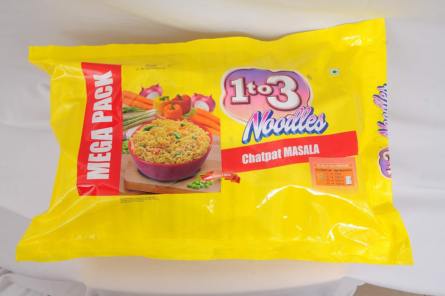 1to3 Noodles Mega Pack Pouch, 1300 g