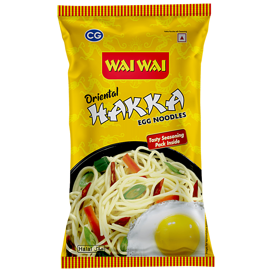 Wai Wai Chinese Hakka Egg Noodles, 160 G Pouch