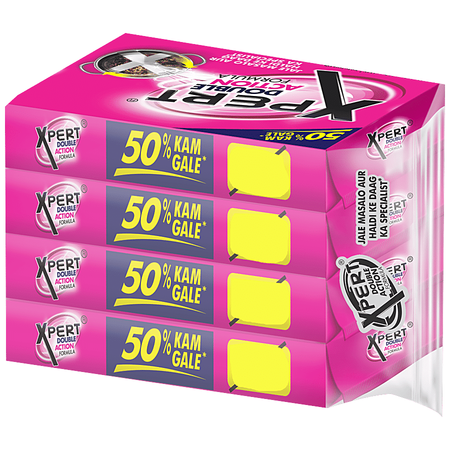 Xpert Dishwash Bar - Jumbo, 600 G (4 Pcs X 150 G)