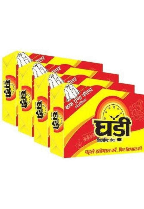 Ghadi Detergent Cake, 250 gm x 4