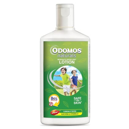 Dabur Odomos Naturals Mosquito Repellant Lotion -120Ml,Clinically Tested & Pediatrician Certified,8 Hours Protection In Single Application,Protection Against Dengue, Malaria & Chikungunya,Safe On Skin Dabur Odomos Naturals Mosquito Repellant Lotion -120Ml,Clinically Tested & Pediatrician Certified,8 Hours Protection In Single Application,Protection Against Dengue, Malaria & Chikungunya,Safe On Skin