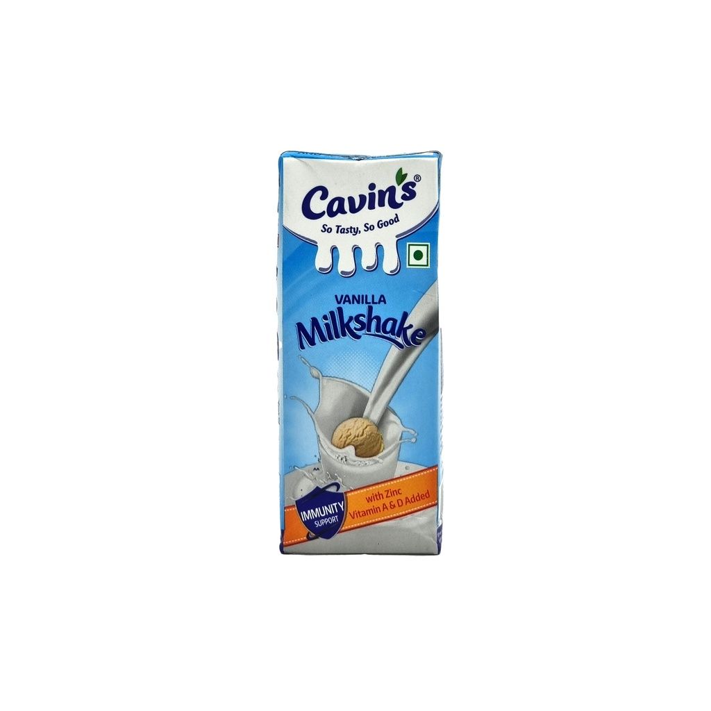Cavins Vanilla Milkshake, 180 ml