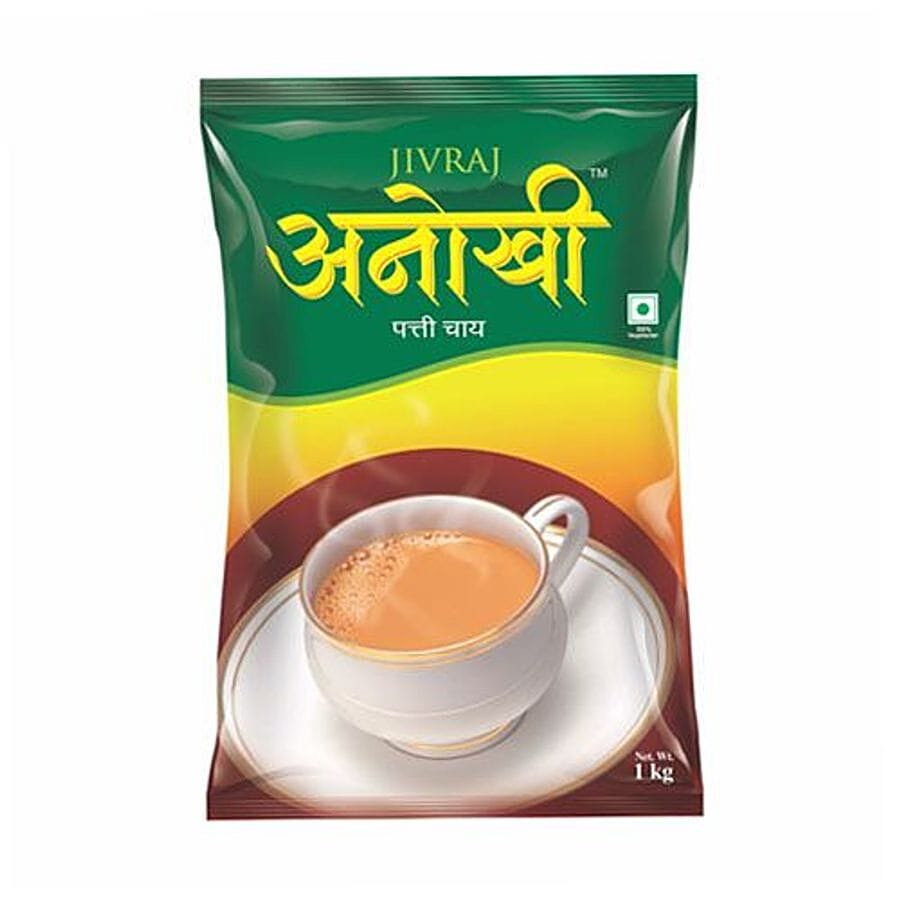 Jivraj9 Anokhi Leaf Tea - Patti Chai, 1 Kg