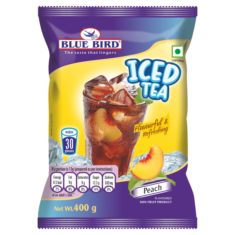 Blue Bird Iced Tea Peach, 500 ml