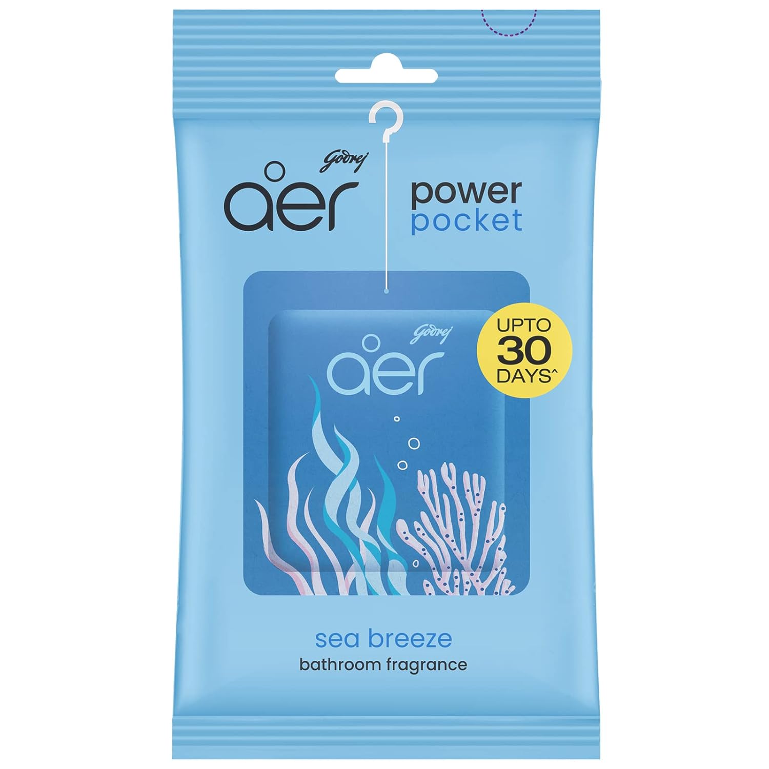 Godrej Aer Power Pocket Bathroom Fragrance - Sea Breeze