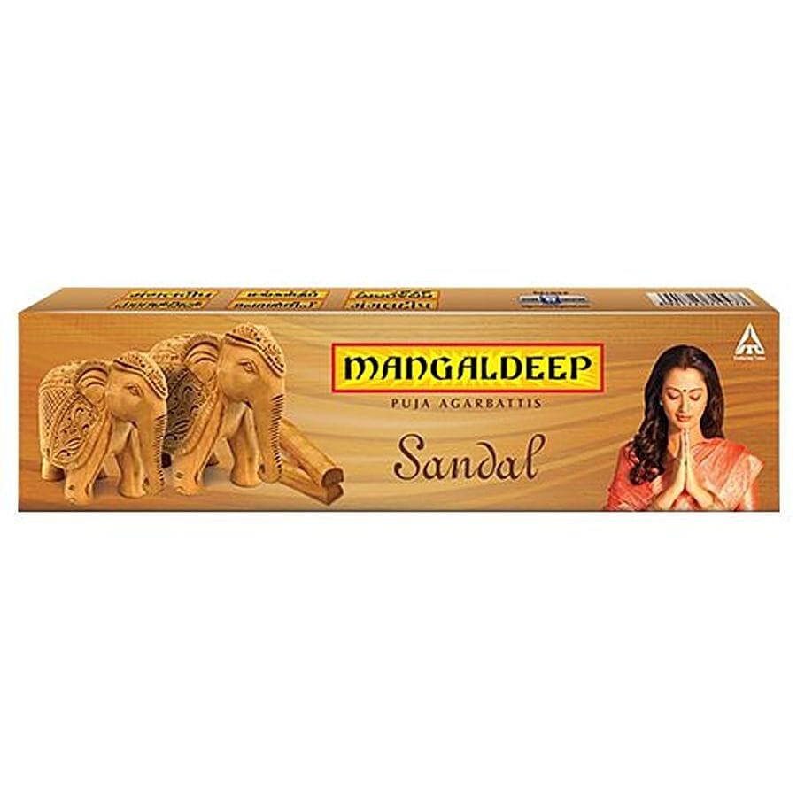 Mangaldeep Puja Agarbatti - Sandal, 12 Pcs Carton