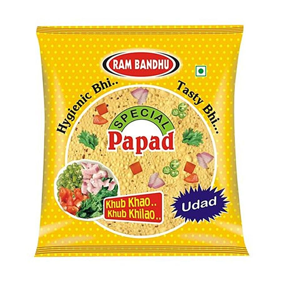 Rambandhu Papad - Udad Special, 200 G