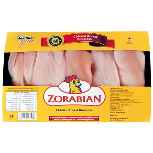 Zorabian Chicken Breast Boneless, 450G