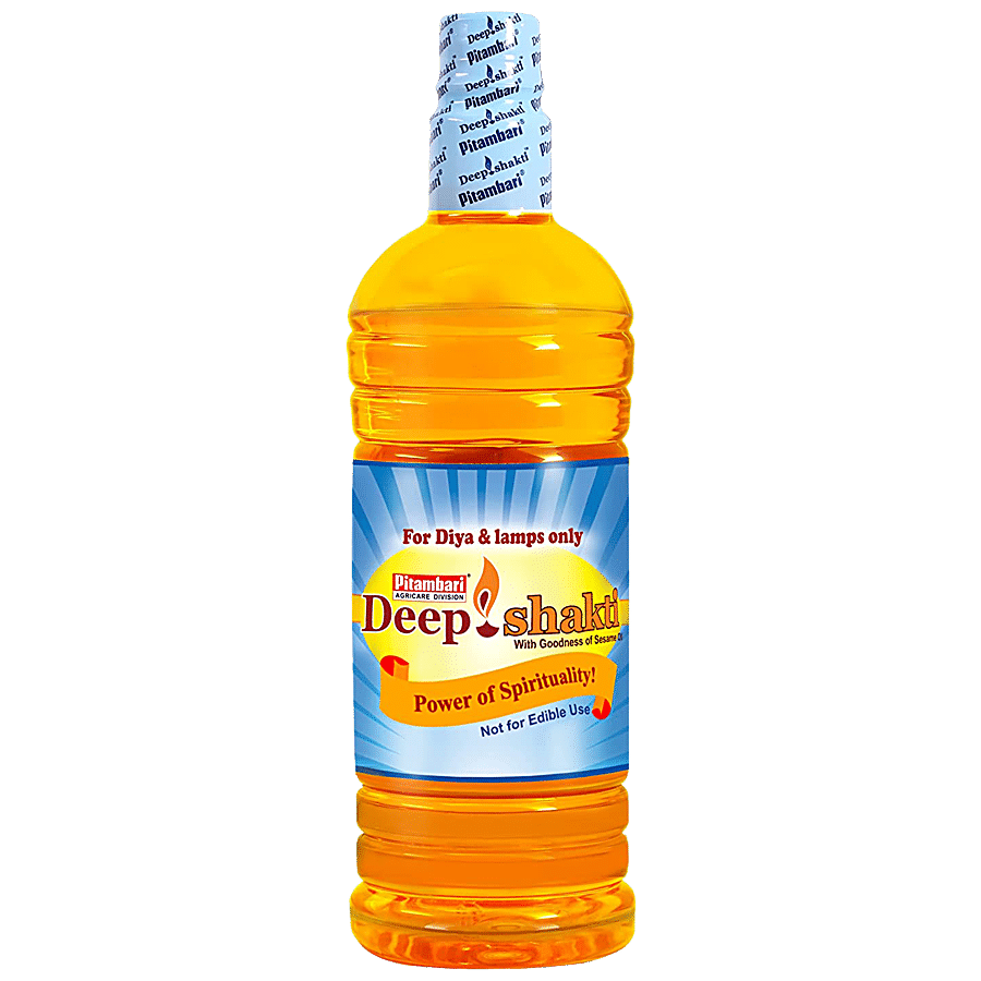 Pitambari Diya & Lamp Oil - Deep Shakti, 900 Ml