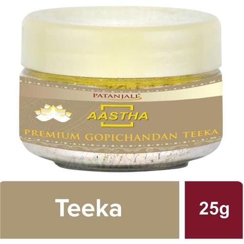 Patanjali Aastha Pooja Gopi Chandan Powder, 25 gm