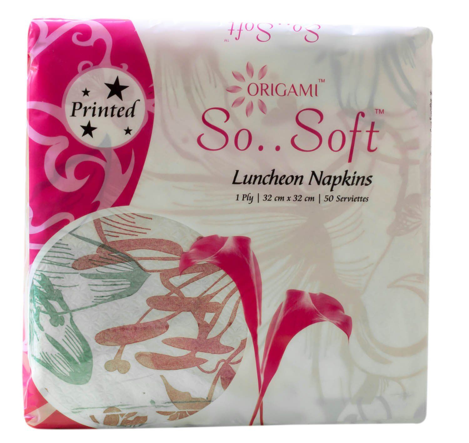 Origami 1 Ply Soft Luncheon Napkins - 50 Pulls