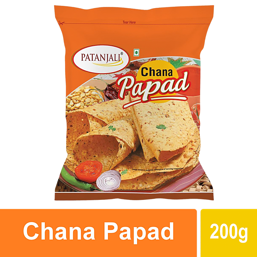 Patanjali Chana Dal Papad, 200 G
