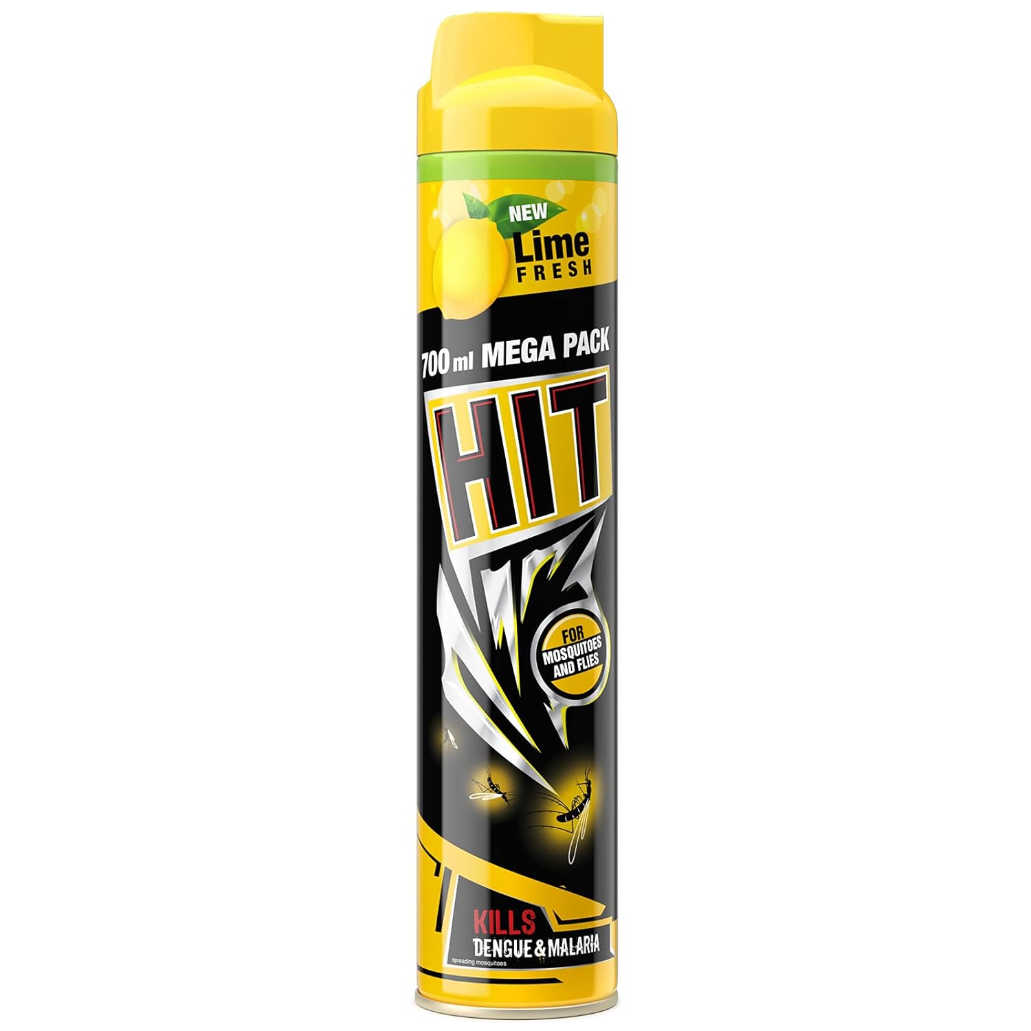 Hit Flying Insect Killer - Mosquito & Fly Killer Spray (700Ml) | Lime Fragrance | Instant Kill | Protection From Dengue & Malaria, Pack Of 1