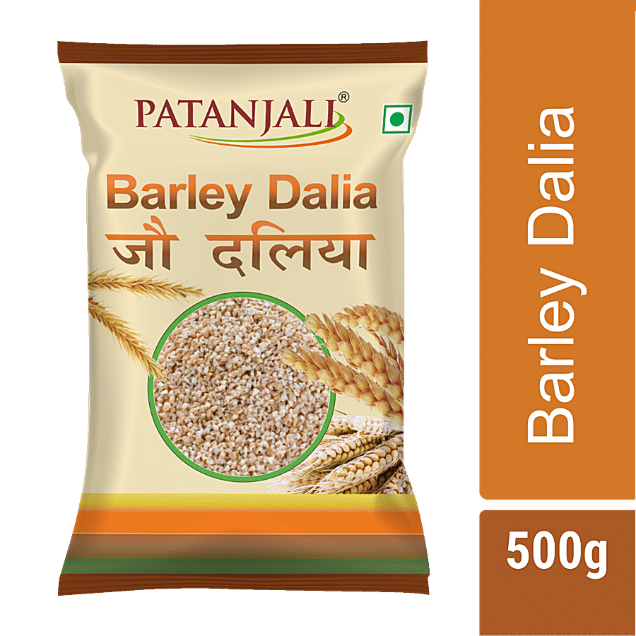 Patanjali Barley Dalia, 500 G Pouch