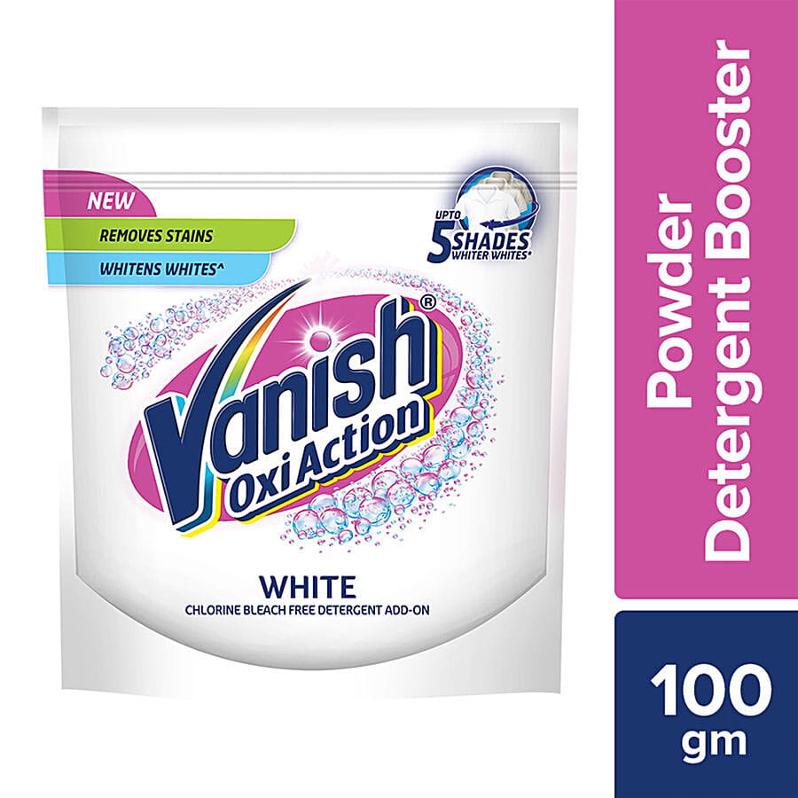 Vanish Oxi Action Crystal White Fabric Whitener, 100 G