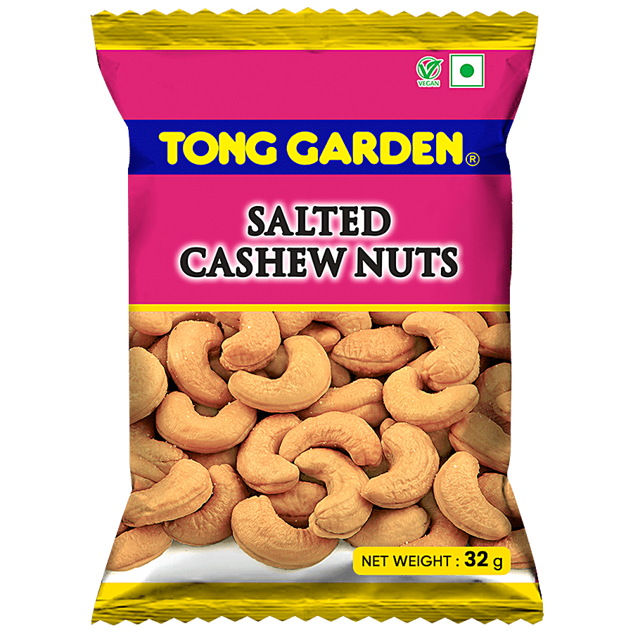 Tong Garden Salted Cashew Nuts, 32 G Pouch