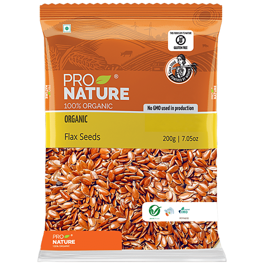 Pro Nature Organic Flaxseed/Alsi, 200 G