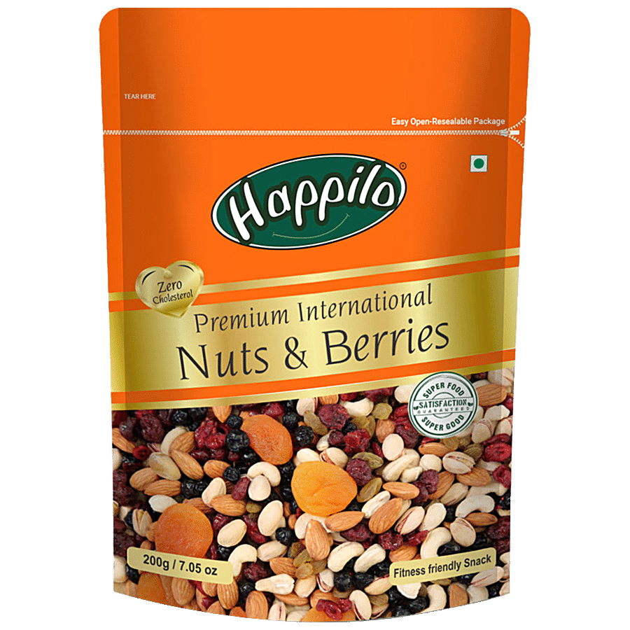 Happilo Premium International Nuts & Berries, 200 G