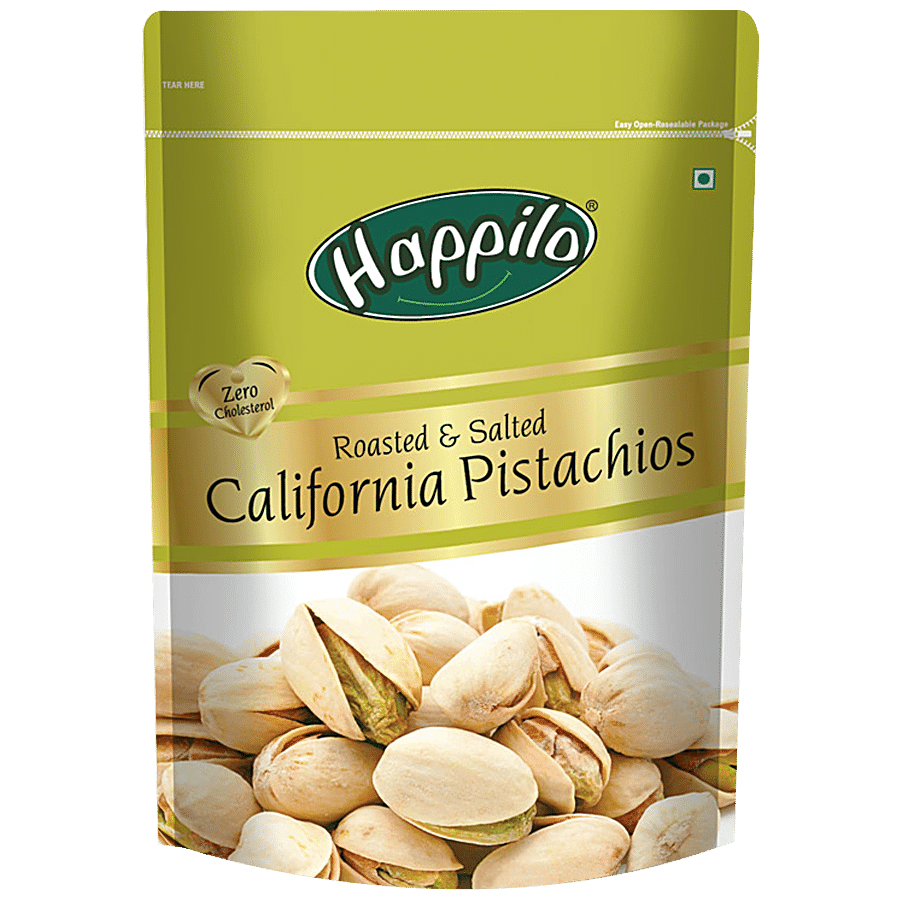 Happilo Premium Californian Roasted & Salted Pistachios, 200 g