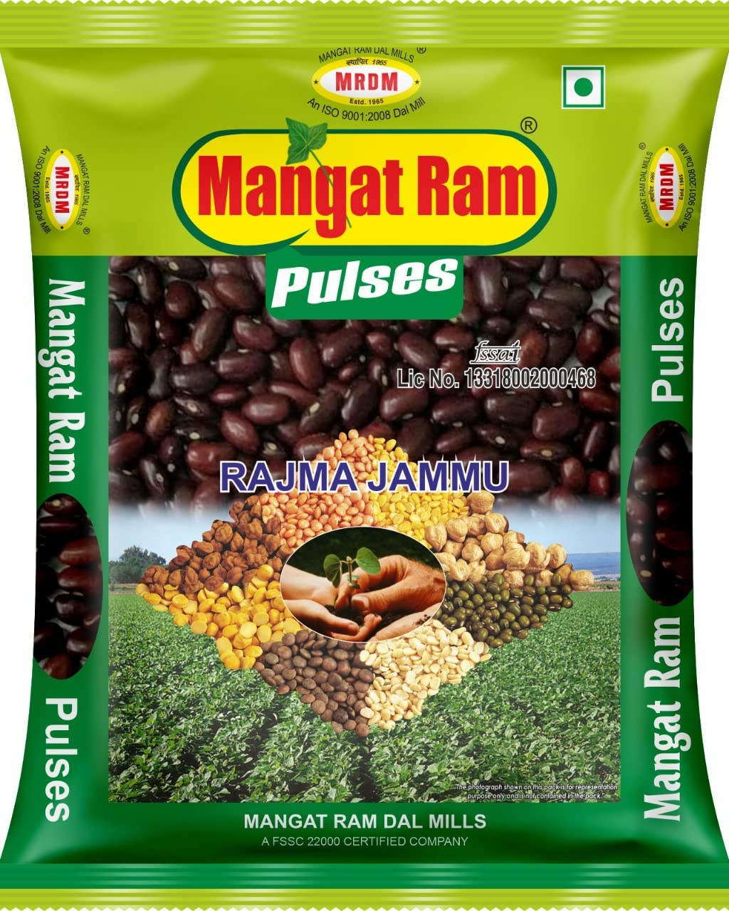 MANGAT RAM Rajma Jammu, 1 kg