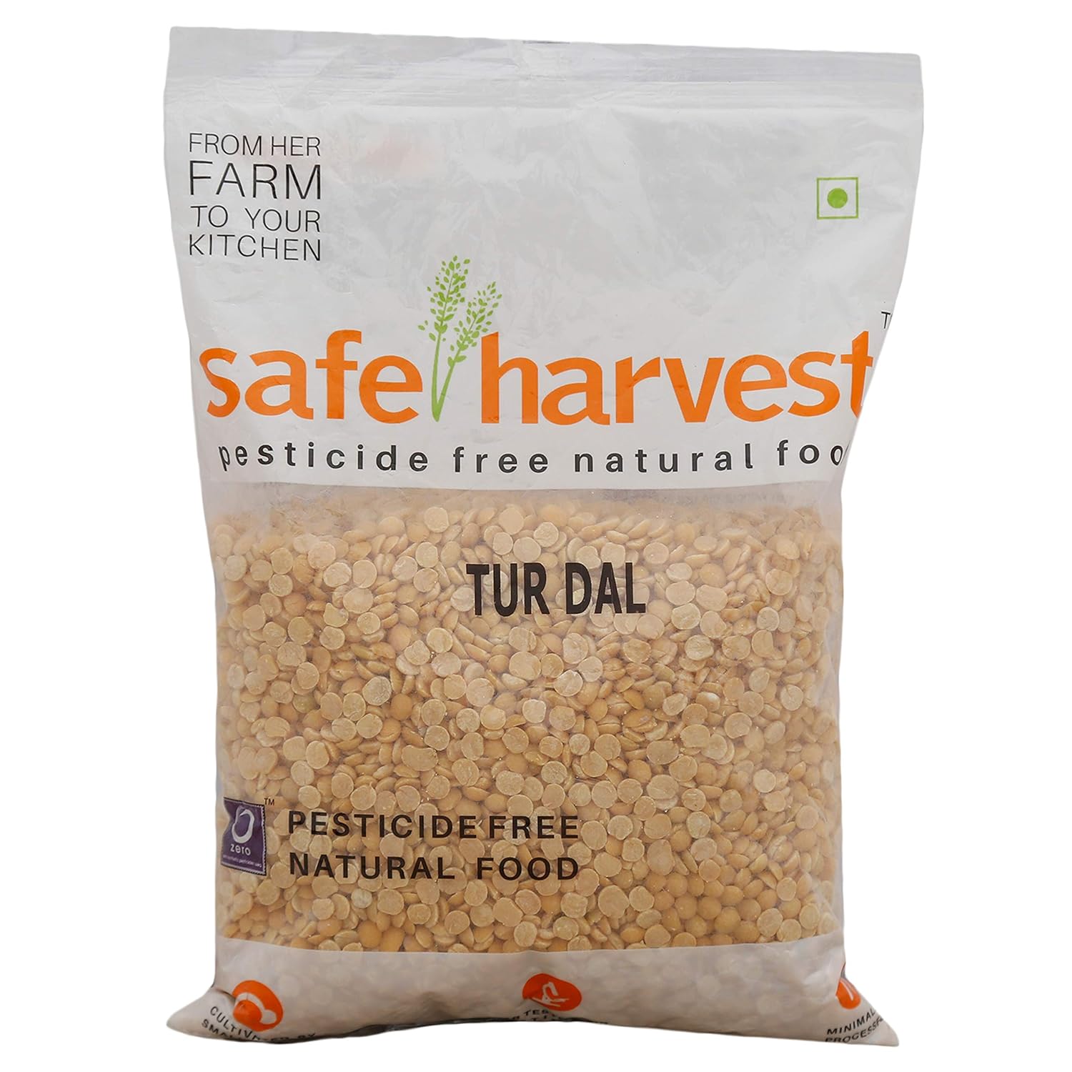 Safe Harvest Tur Dal, 500G