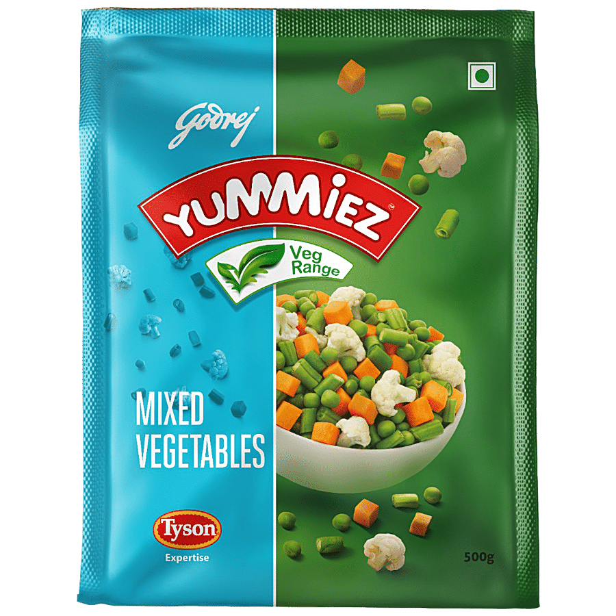 Godrej Yummiez Yummiez Mixed Vegetables, 500 G