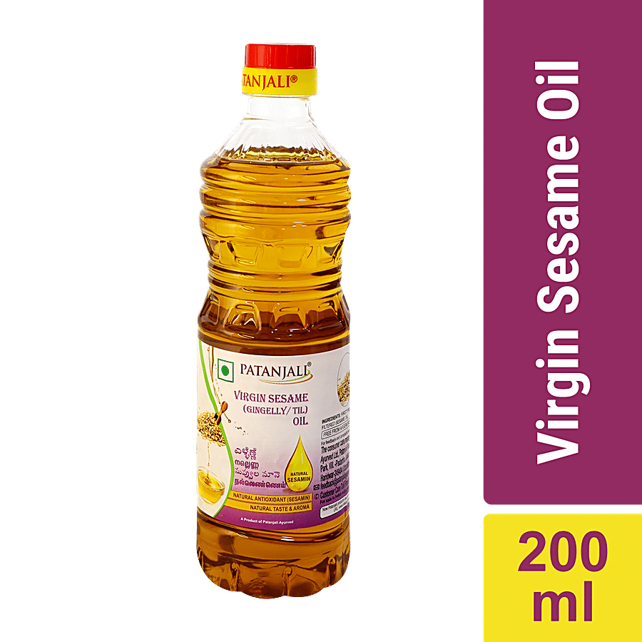 Patanjali Virgin Sesame Oil - 200 Ml Bottle