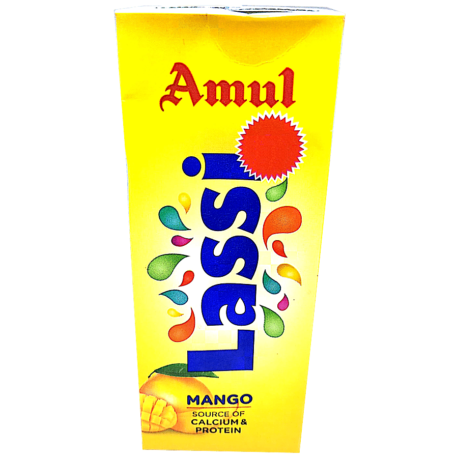 Amul Lassi - Mango, Source Of Calcium & Protein, 200 Ml Pet