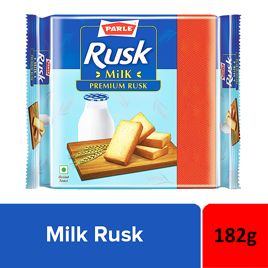 Parle Premium Rusk - Milk, 182 G