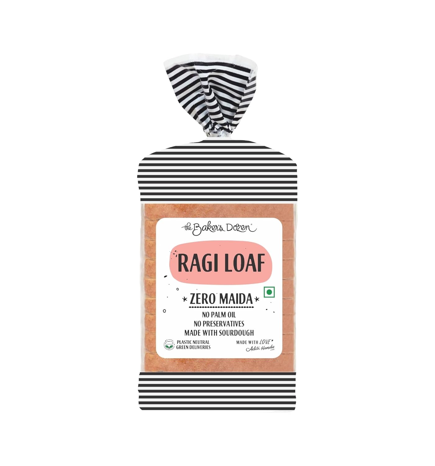 The Baker's Dozen Ragi Loaf, 400 g