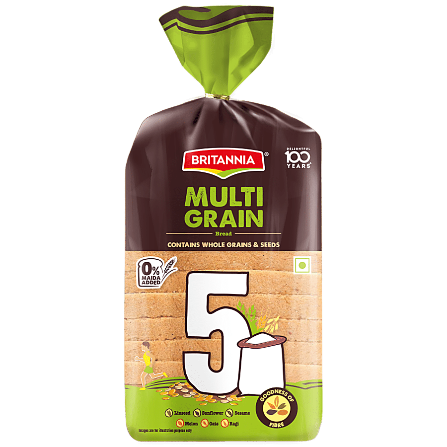 Britannia Multigrain Bread, 450 G Pouch