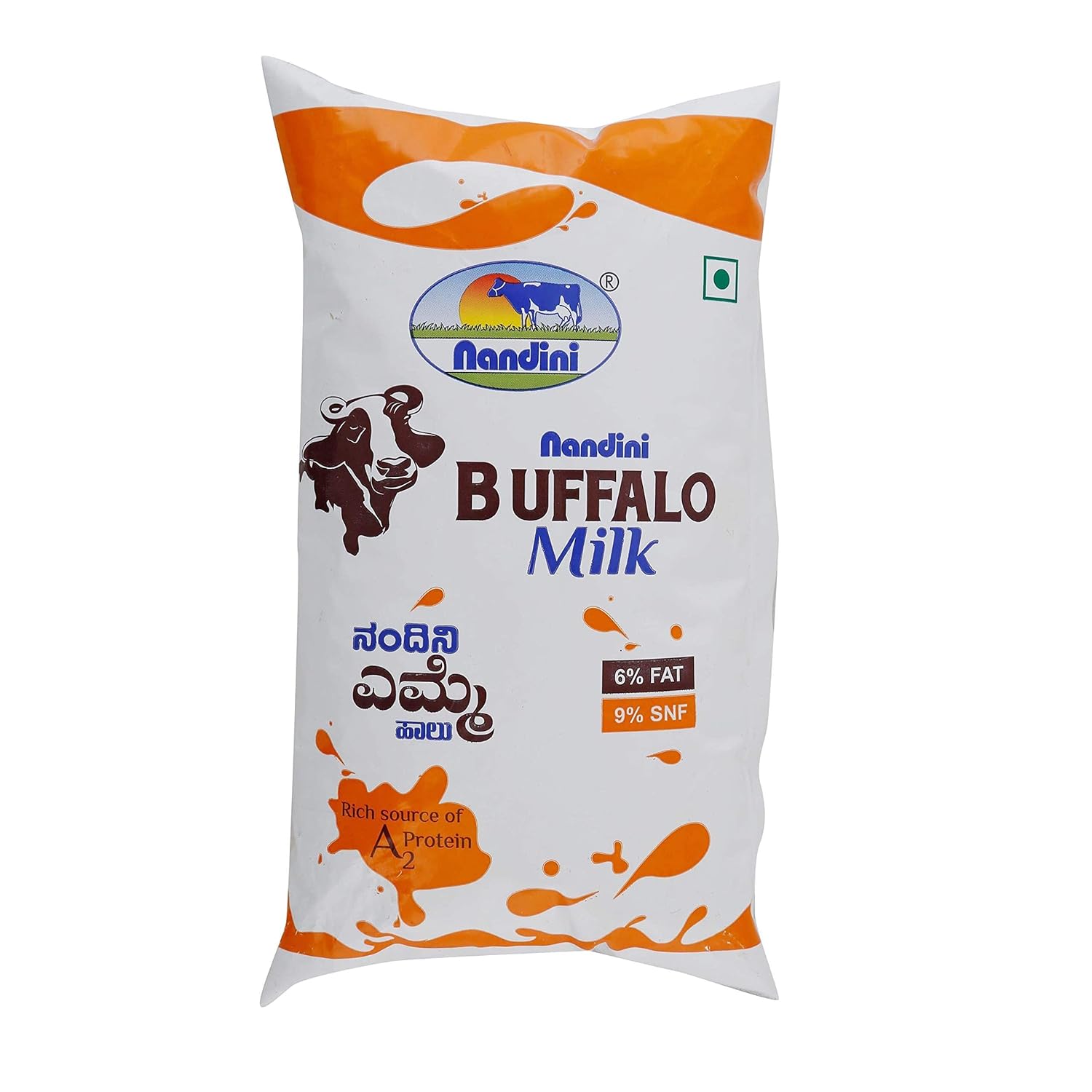 Nandini Buffalo Milk, 500 ml Tetra Pack