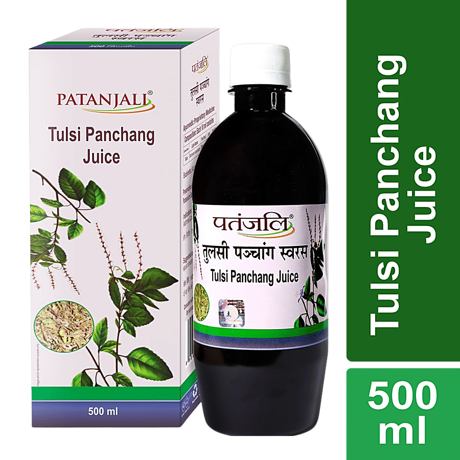 Patanjali Juice - Tulsi Panchang, 500 Ml